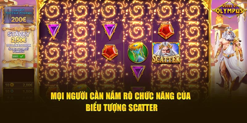 Mọi người cần nắm rõ chức năng của biểu tượng Scatter